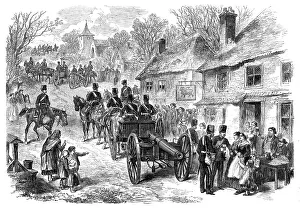 Toasting Prints: The Easter Volunteer Review: the 1st Middlesex Artillery on the march from London to Brighton