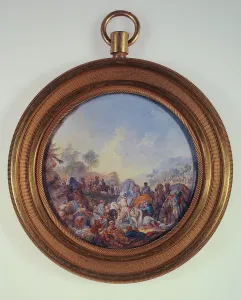 Arabian Prints: An eastern camp, between 1770 and 1779. Creator: Henri Joseph van Blarenberghe