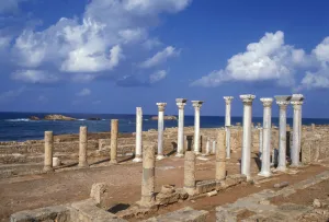 Libya Prints: The Eastern Church, Apollonia, Libya, c7th century BC
