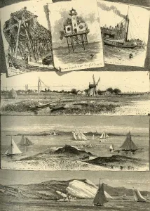 Long Island Prints: Eastern Long Island Scenes, 1872. Creator: John J. Harley