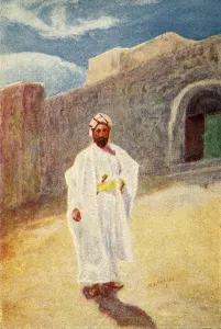 James Ii Collection: An Eastern Scribe - Luke vi. 7, c1924. Creators: James Clark, Henry A Harper