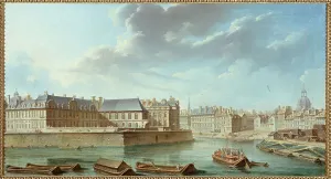 Raguenet Nicolas Prints: Eastern tip of Ile Saint-Louis