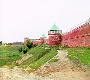 Colour Separation Negative Prints: Eastern wall of the Spaso-Yevfimiev Monastery