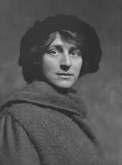 Eastman, Crystal, Miss, portrait photograph, 1916 Mar. 29. Creator: Arnold Genthe
