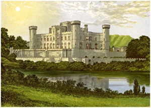 Alexander Lydon Collection: Eastnor Castle, Herefordshire, home of Earl Somers, c1880