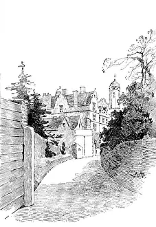 Ashford Prints: Eastwell Park: a corner of the house, 1895. Creator: Unknown
