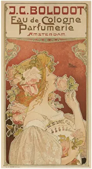 Cosmetic Prints: Eau de Cologne Perfumerie, 1899. Artist: Privat-Livemont, Henri (1861?1936)