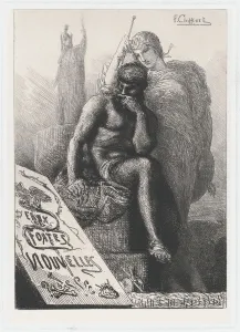 Fran And Xe7 Prints: Eaux Fortes Nouvelles, 1876. Creator: Francois-Nicolas Chifflart