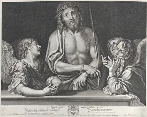 Prisoner Prints: Ecce Homo with three angels, 1634-86. Creator: Gilles Rousselet