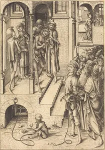 Jeering Prints: Ecce Homo, c. 1480. Creator: Israhel van Meckenem
