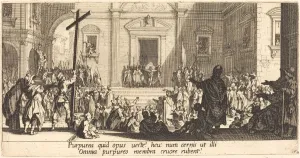 Crowned Prints: The Ecce Homo, c. 1618. Creator: Jacques Callot