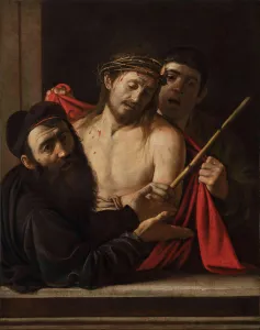 Golgotha Hill Prints: Ecce Homo, c1605-1609. Creator: Caravaggio, Michelangelo (1571-1610)