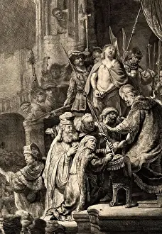 Van Ryn Prints: Ecce Homo, c1635. Creator: Rembrandt Harmensz van Rijn