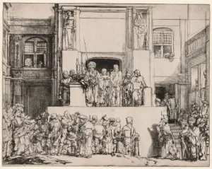 1606 1669 Prints: Ecce Homo. Christ Presented to the People