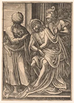 Late 16th Early 17th Century Prints: Ecce Homo, late 1500s-early 1600s. Creator: Giuseppe Scolari (Italian)