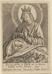 Wiericx Hieronymous Prints: Ecce tu pulcher es Dilecte.... Creator: Hieronymous Wierix
