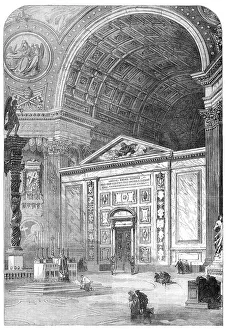 Baldachin Prints: Ecclesiastical Council at Rome: South Transept of St