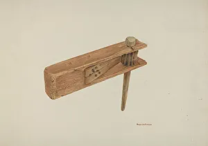 Ecclesiastical Rattle, c. 1939. Creator: R. J. De Freitas