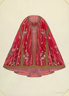 Ecclesiastical Gallery: Ecclesiastical Vestment (front view), c. 1940. Creator: Syrena Swanson