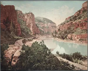 Echo Cliffs, Grand River Canyon, 1890s. Creator: William Henry Jackson (American, 1843-1942)