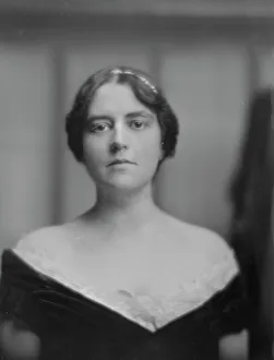 V Neck Prints: Eckstein, H.J. Mrs. portrait photograph, 1916 or 1917. Creator: Arnold Genthe