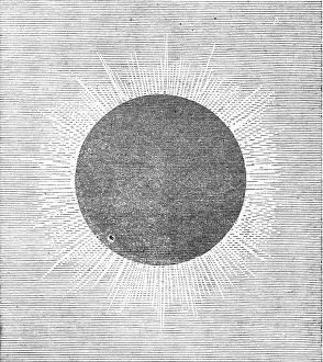 Eclipse Prints: The Eclipse of the Sun, 1871. Creator: Unknown