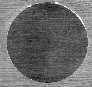Eclipse Prints: The Eclipse of the Sun - facsimile of [one of] the two photographs obtained during the totality
