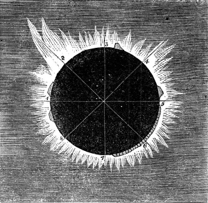Eclipse Prints: The Eclipse of the Sun on July 18 in Spain - the eclipse as seen by Mr