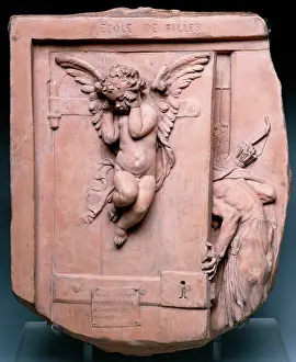 Ecole de filles, 1881. Creator: Pierre Eugene Emile Hebert