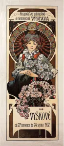 A Mucha Museum Prints: Economic-Industrial and Ethnographic Exhibition in Vyskov (Wischau)
