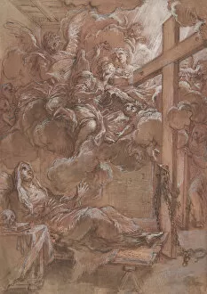 The Ecstacy of the Blessed Giacinta Marescotti, ca. 1675-1714. Creator: Giuseppe Passeri