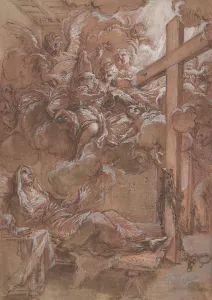 Ecstasy Prints: The Ecstacy of the Blessed Giacinta Marescotti, ca. 1675-1714. Creator: Giuseppe Passeri