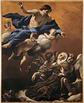 Lanfranco Prints: Ecstasy of Saint Margaret of Cortona