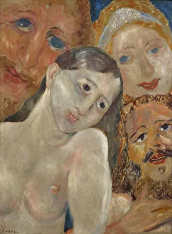 Ecstasy Prints: Ecstatic Heads. Creator: Ernst Josephson