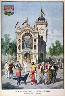 The Ecuadorian pavilion at the Universal Exhibition of 1900, Paris, 1900