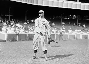 Baseball Park Prints: Ed Ruelbach, Chicago, NL (baseball), 1910. Creator: Bain News Service