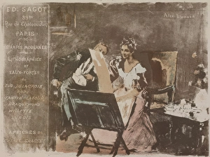 Bookseller Prints: Ed. Sagot Estampes Modernes, 1894. Creator: Alexandre Lunois