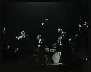 The Eddie Condon All Stars on stage at Colston Hall, Bristol, 1957