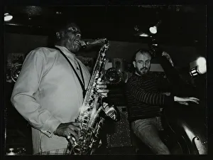 Hertfordshire Gallery: Eddie Lockjaw Davis and Jim Richardson playing at The Bell, Codicote, Hertfordshire, 1982