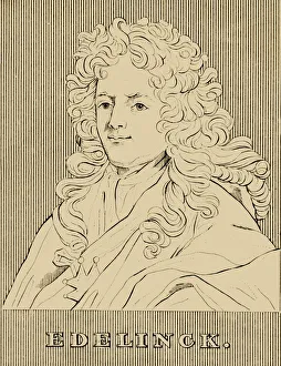 Edelinck Gerard Prints: Edelinck, (1640-1707), 1830. Creator: Unknown