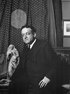 Art Dealer Prints: Ederheimer, Mr. portrait photograph, 1926 Creator: Arnold Genthe