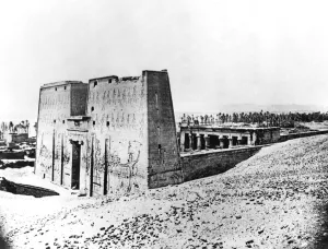Henri Bechard Prints: Edfu, Nubia, Egypt, 1887. Artist: Henri Bechard