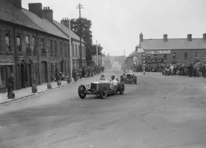 Rac Tt Prints: Edgar Maclures Riley leading Tim Birkins Alfa Romeo