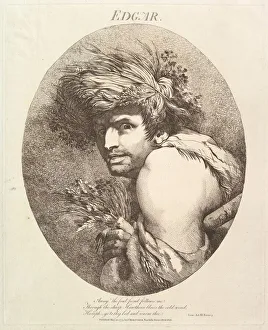 Mortimer Prints: Edgar (Twelve Characters from Shakespeare), May 20, 1775. Creator: John Hamilton Mortimer