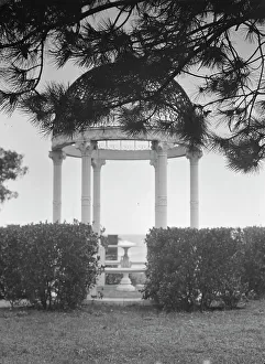 Edge, Charles N. garden, 1932 or 1933. Creator: Arnold Genthe