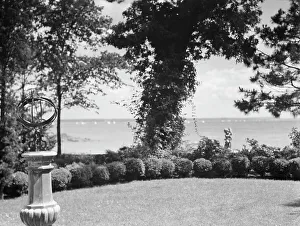 Edge, Charles N. garden, 1933 June 18. Creator: Arnold Genthe
