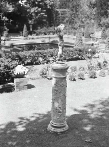 Edge, Charles N. garden, 1933 June 18. Creator: Arnold Genthe