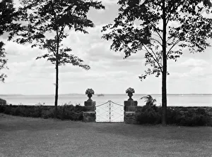 Charles N Edge Prints: Edge, Charles N. garden, 1933 June 18. Creator: Arnold Genthe