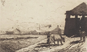 Edge of the City, 1883. Creator: Thomas Entriken Hibben