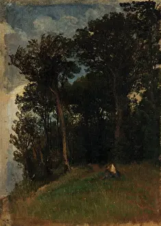 Friedrich Carl Von Prints: At the edge of a forest, 1890-1910. Creator: Friedrich Carl von Scheidlin